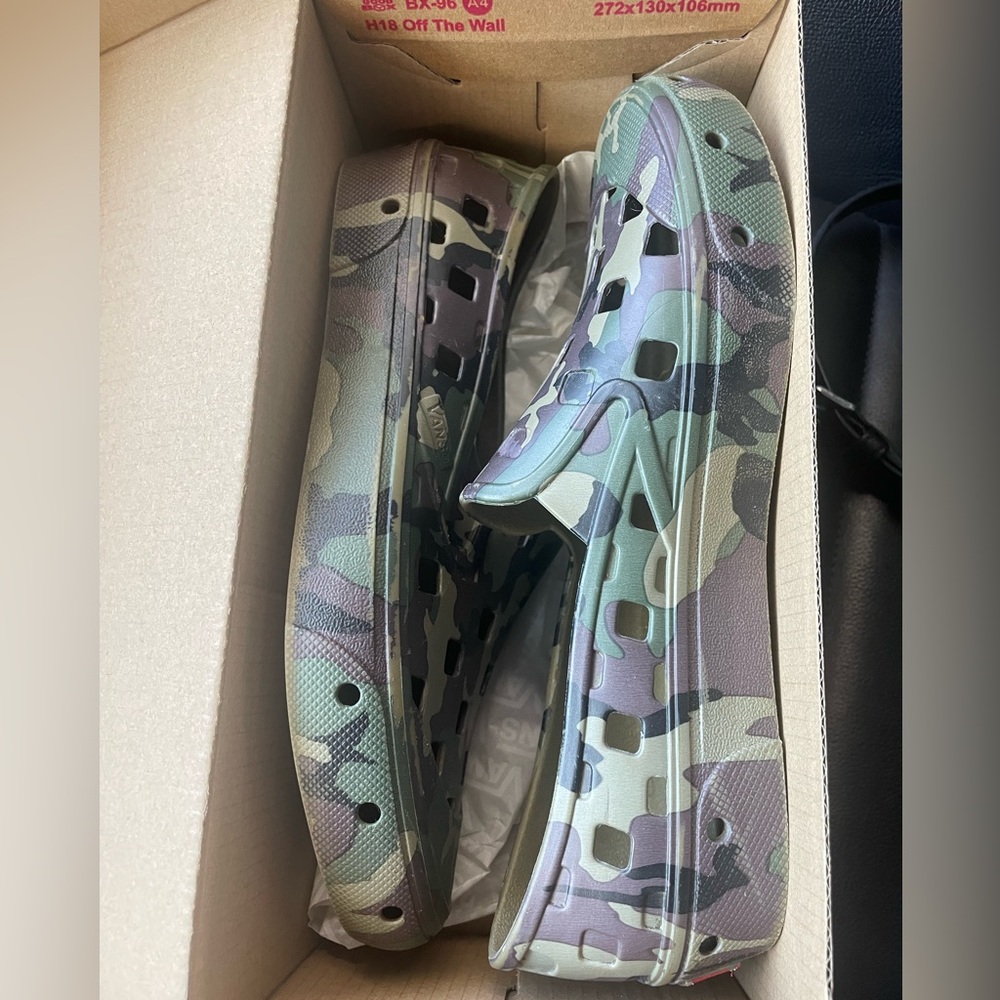 Vans Camo Slip-On Shoes